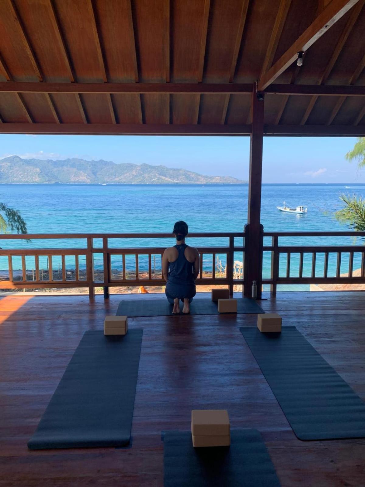 Flowers & Fire Yoga Garden Gili Air Ngoại thất bức ảnh