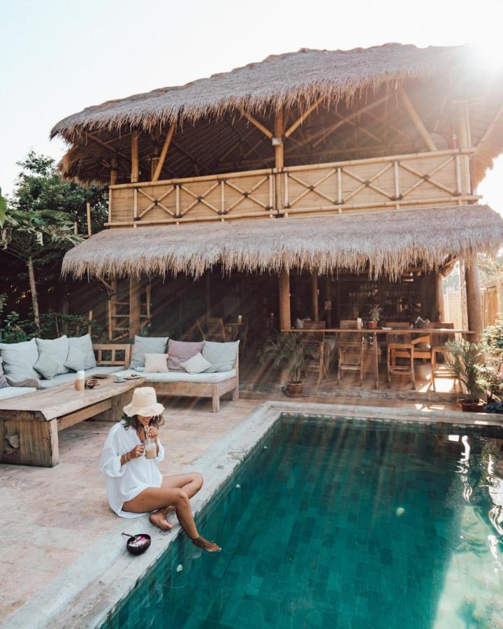Flowers & Fire Yoga Garden Gili Air Ngoại thất bức ảnh